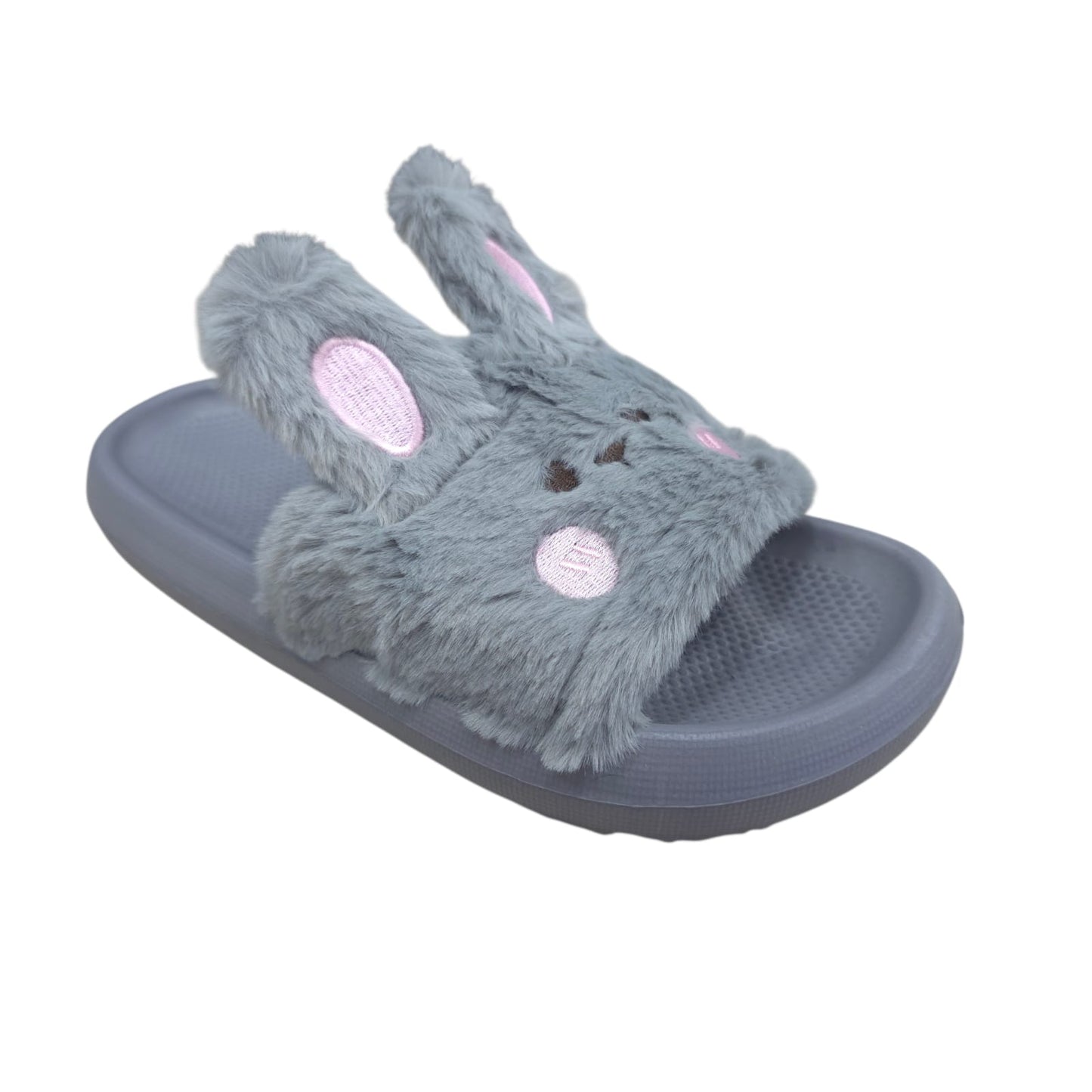 Chanclas Con Peluche Estilo Conejo Ultrasuaves