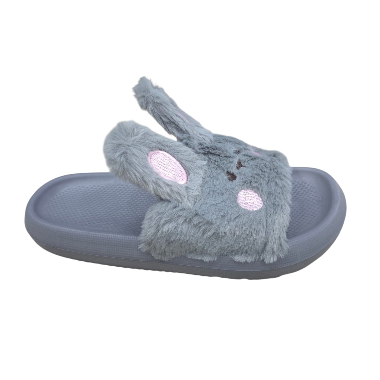 Chanclas Con Peluche Estilo Conejo Ultrasuaves