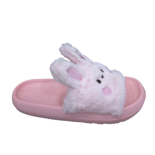 Chanclas Con Peluche Estilo Conejo Ultrasuaves