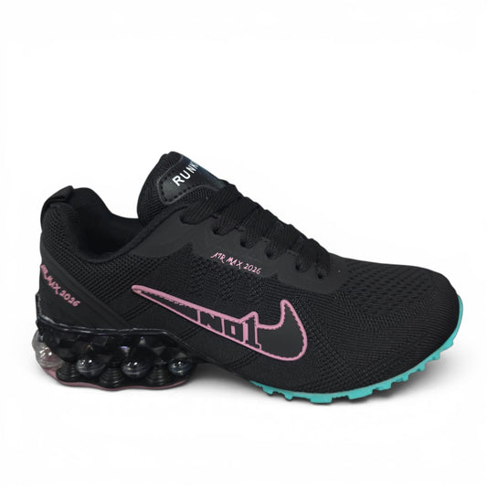 Tenis Importados Suela Tornillo Black Pink