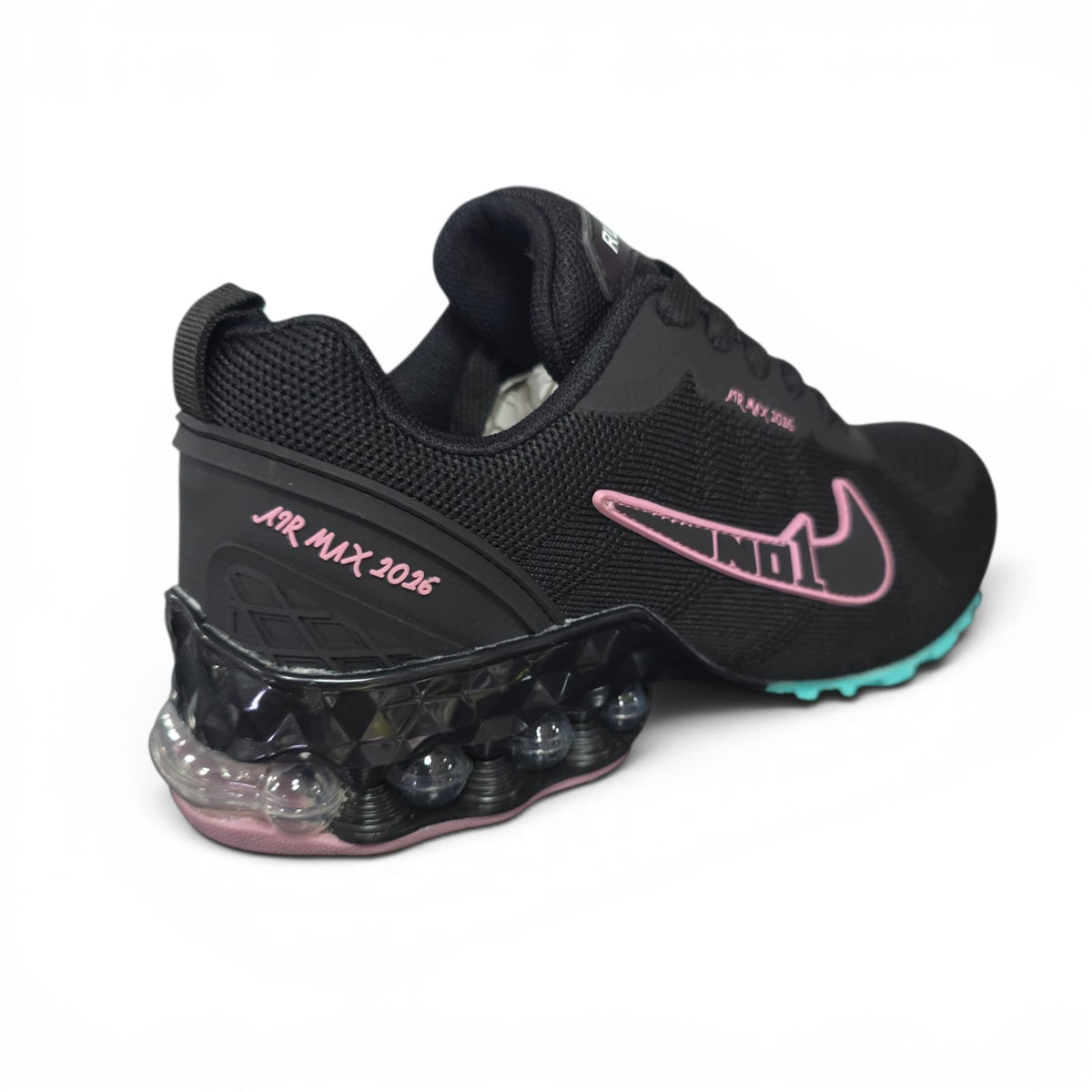 Tenis Importados Suela Tornillo Black Pink