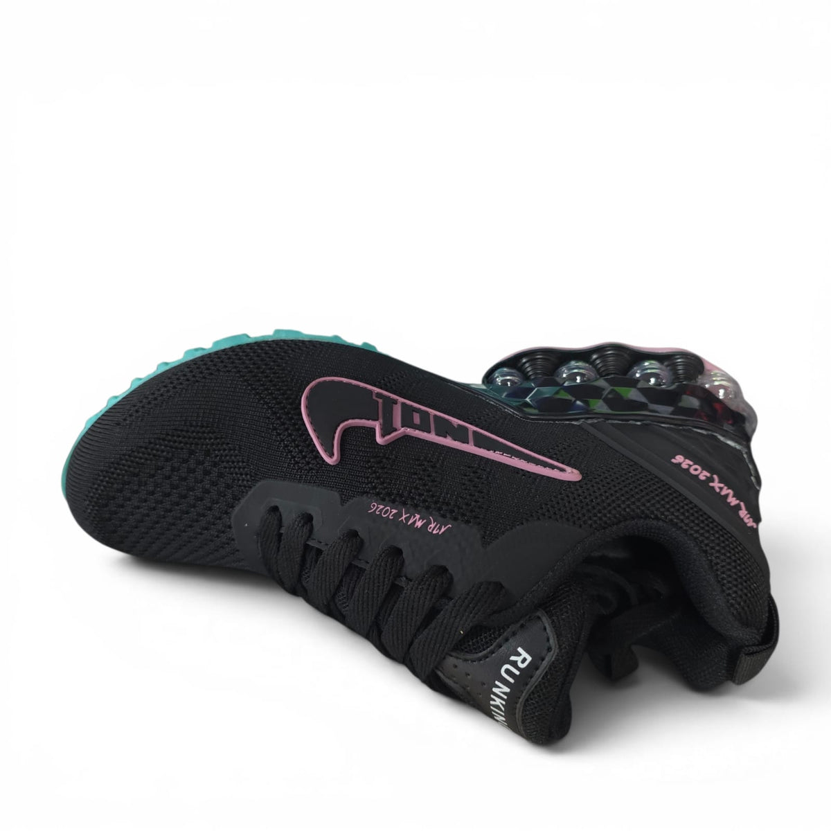Tenis Importados Suela Tornillo Black Pink