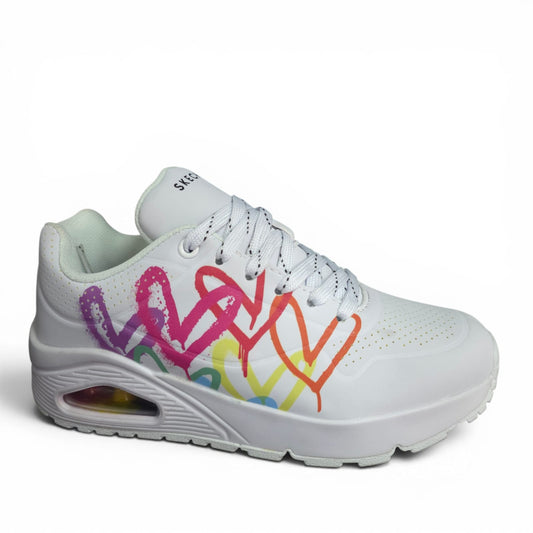 Tenis Skeachers Lifestyle Importados Replica AAA Edicion Corazones