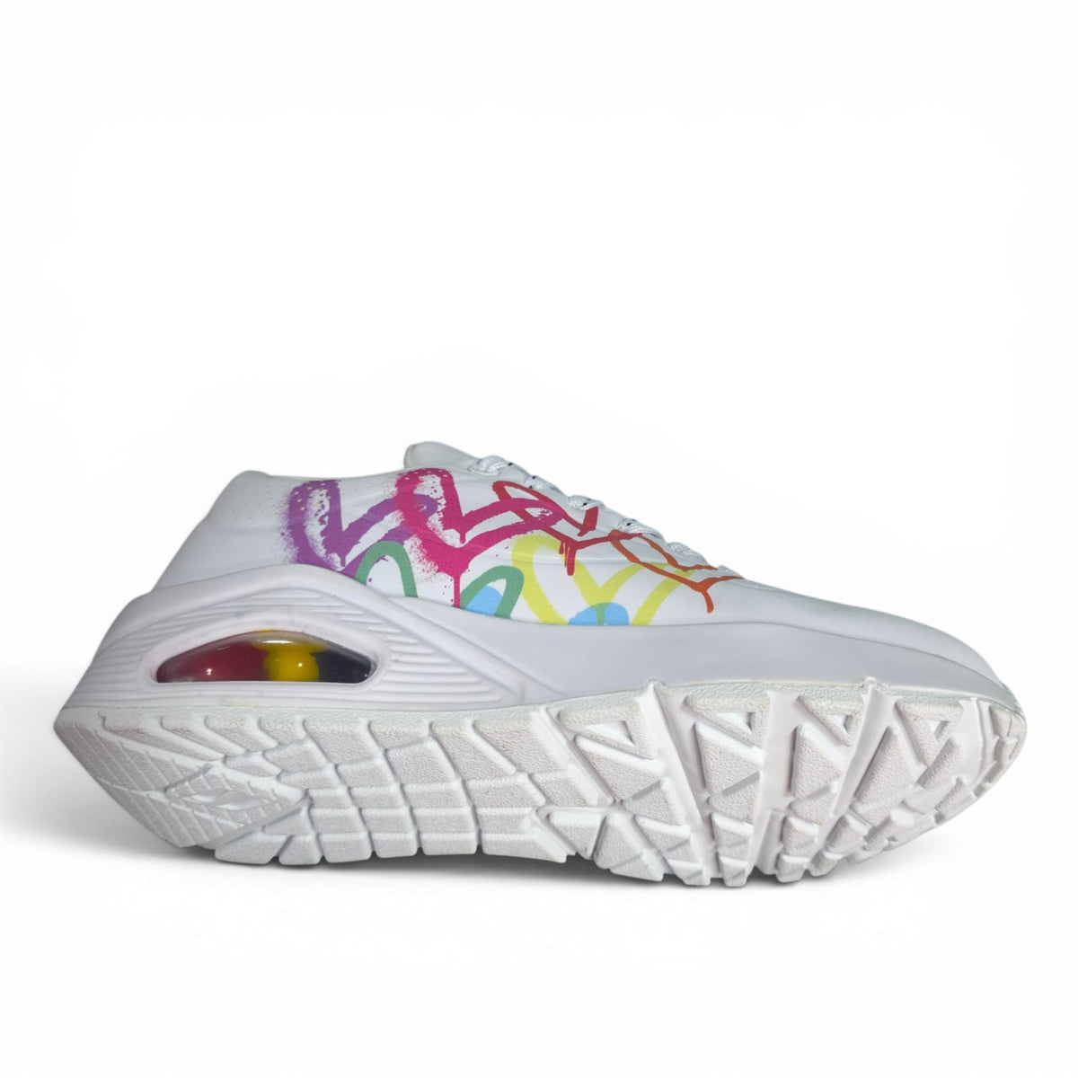 Tenis Skeachers Lifestyle Importados Replica AAA Edicion Corazones
