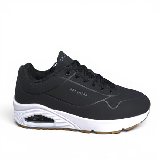 Tenis Skeachers Lifestyle Importados Replica AAA Black White