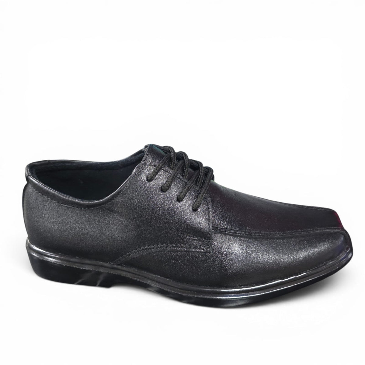 Zapatos Colegiales Negros En Cuero