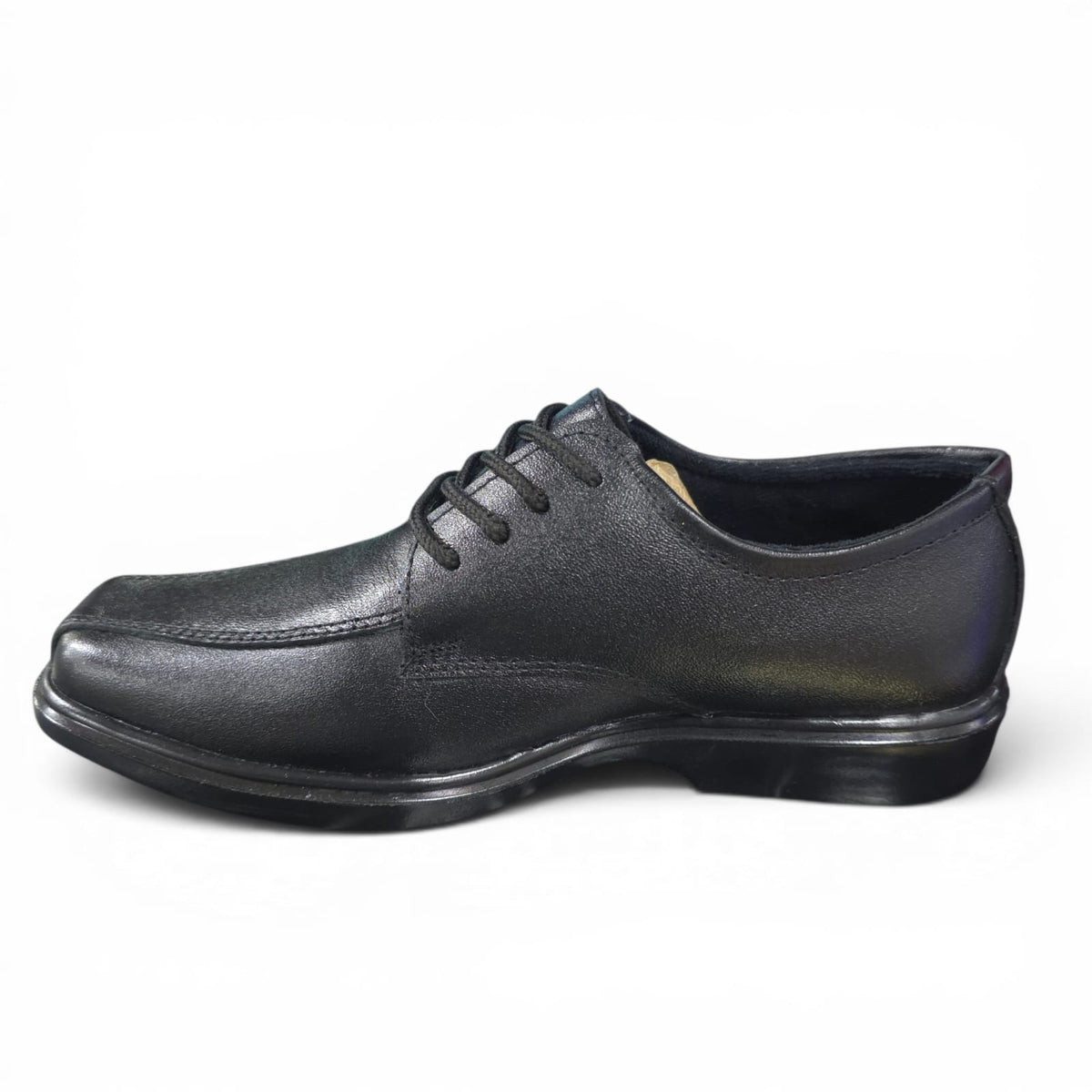 Zapatos Colegiales Negros En Cuero