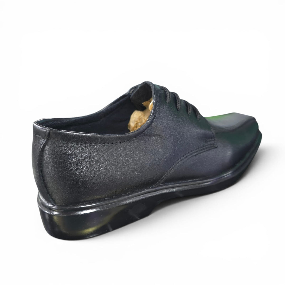 Zapatos Colegiales Negros En Cuero