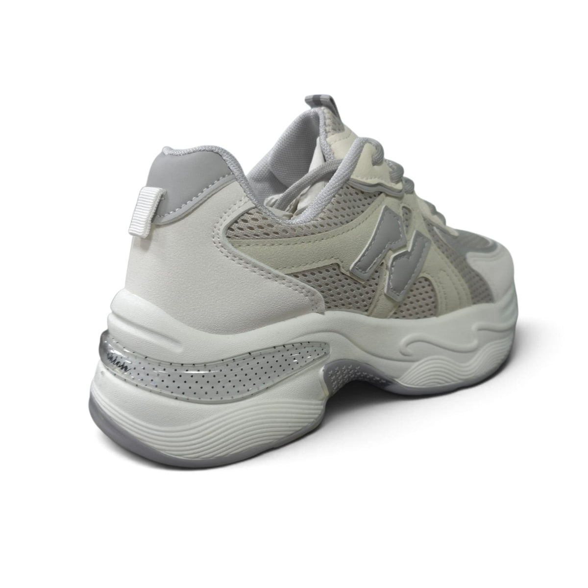 Plataforma Suela Alta Moda 2026 New Colección Fashion White Grey