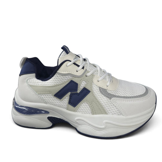 Plataforma Suela Alta Moda 2026 New Colección Fashion White Blue