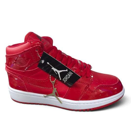 Tenis Jordan Retro 1 Rojo Charol Calidad AAA