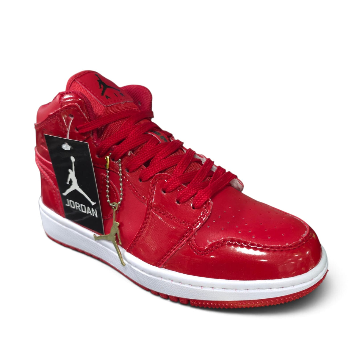 Tenis Jordan Retro 1 Rojo Charol Calidad AAA