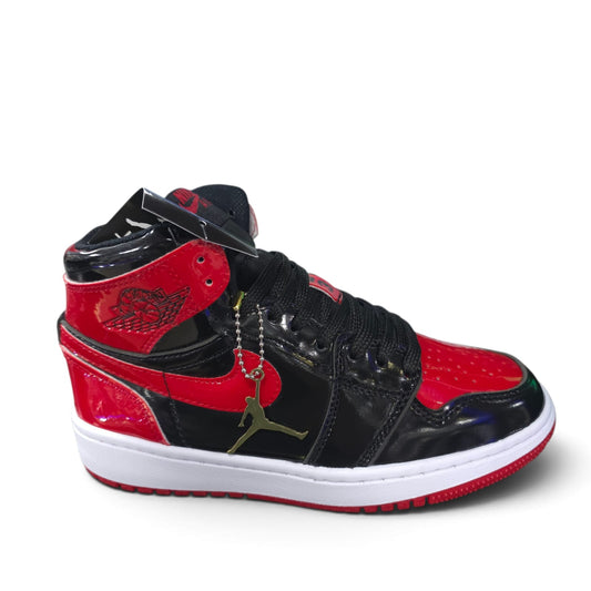 Tenis Jordan Retro 1 Negro Rojo Calidad AAA