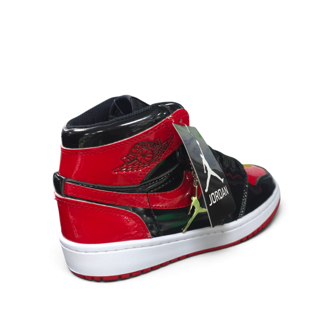 Tenis Jordan Retro 1 Negro Rojo Calidad AAA