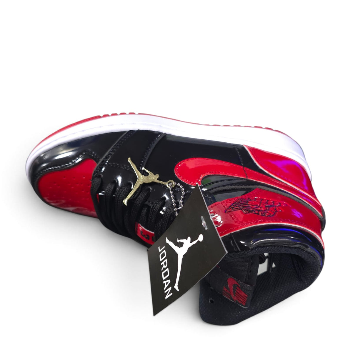 Tenis Jordan Retro 1 Negro Rojo Calidad AAA