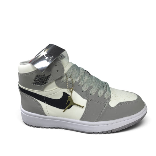 Tenis Jordan Retro 1 Gris Calidad AA