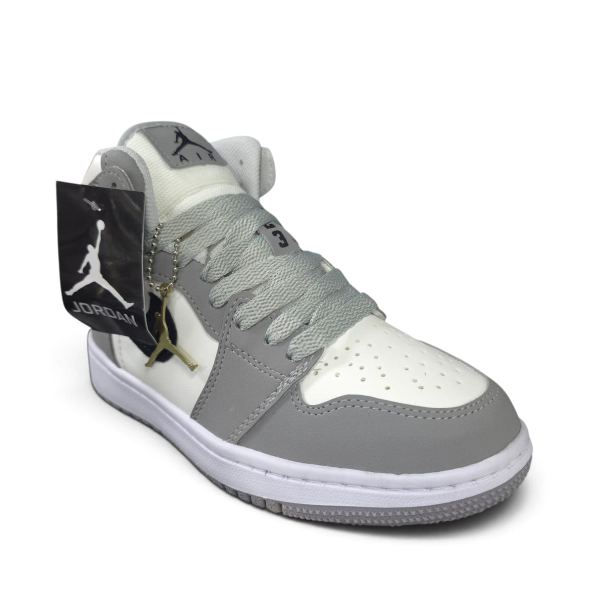 Tenis Jordan Retro 1 Gris Calidad AA