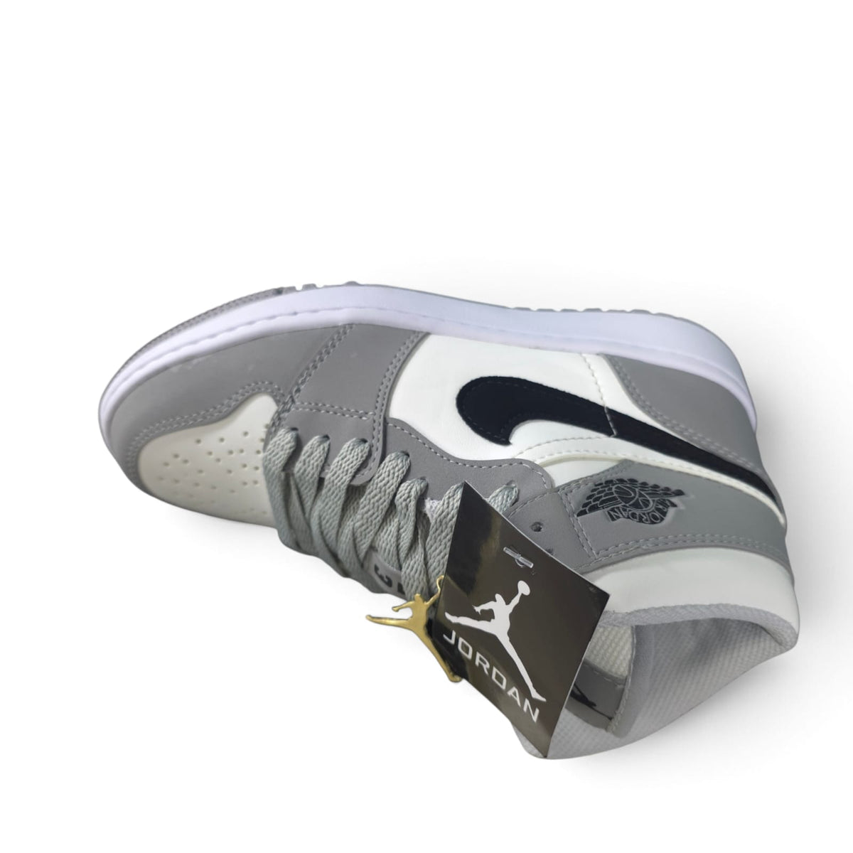 Tenis Jordan Retro 1 Gris Calidad AA