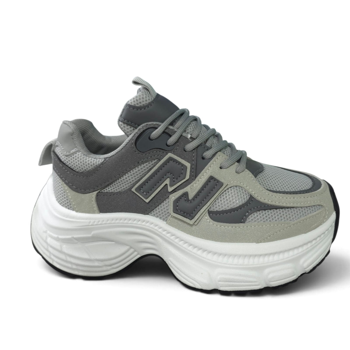 Plataforma Importadas Suela Alta Moda 2026 New Colección Grey