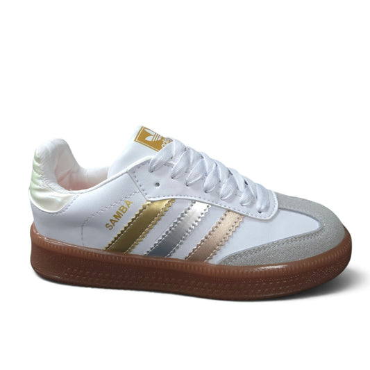 Tenis Adidas Samba White Suela Alta Replica AA