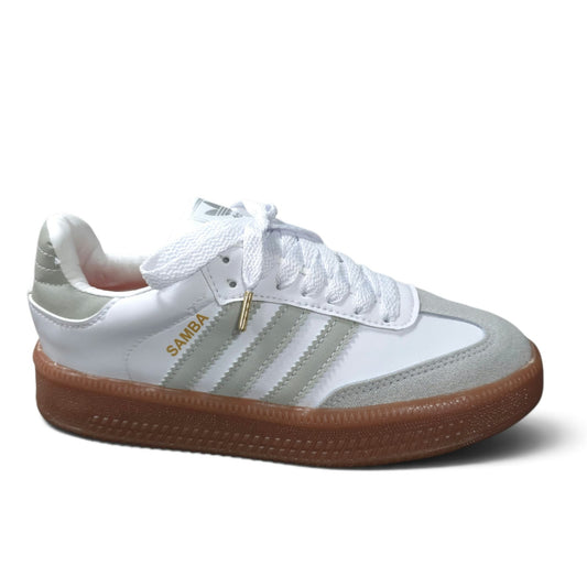 Tenis Adidas Samba White Suela Alta Replica AA