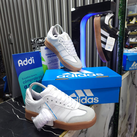 Tenis Adidas Samba White Suela Alta Replica AA