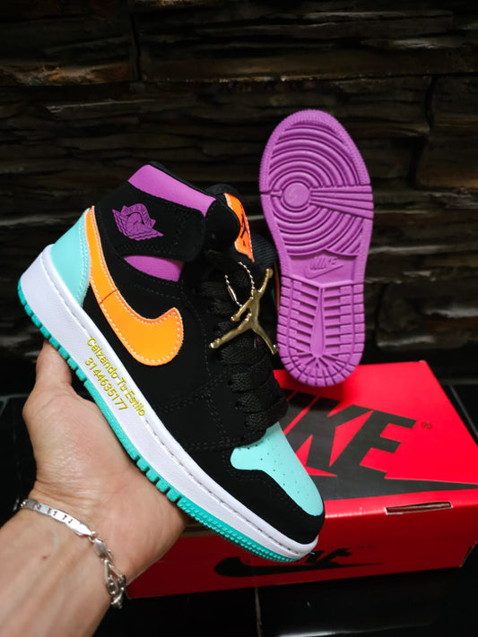 Tenis Nike Jordan Retro 1 Replica AAA Edition Confety