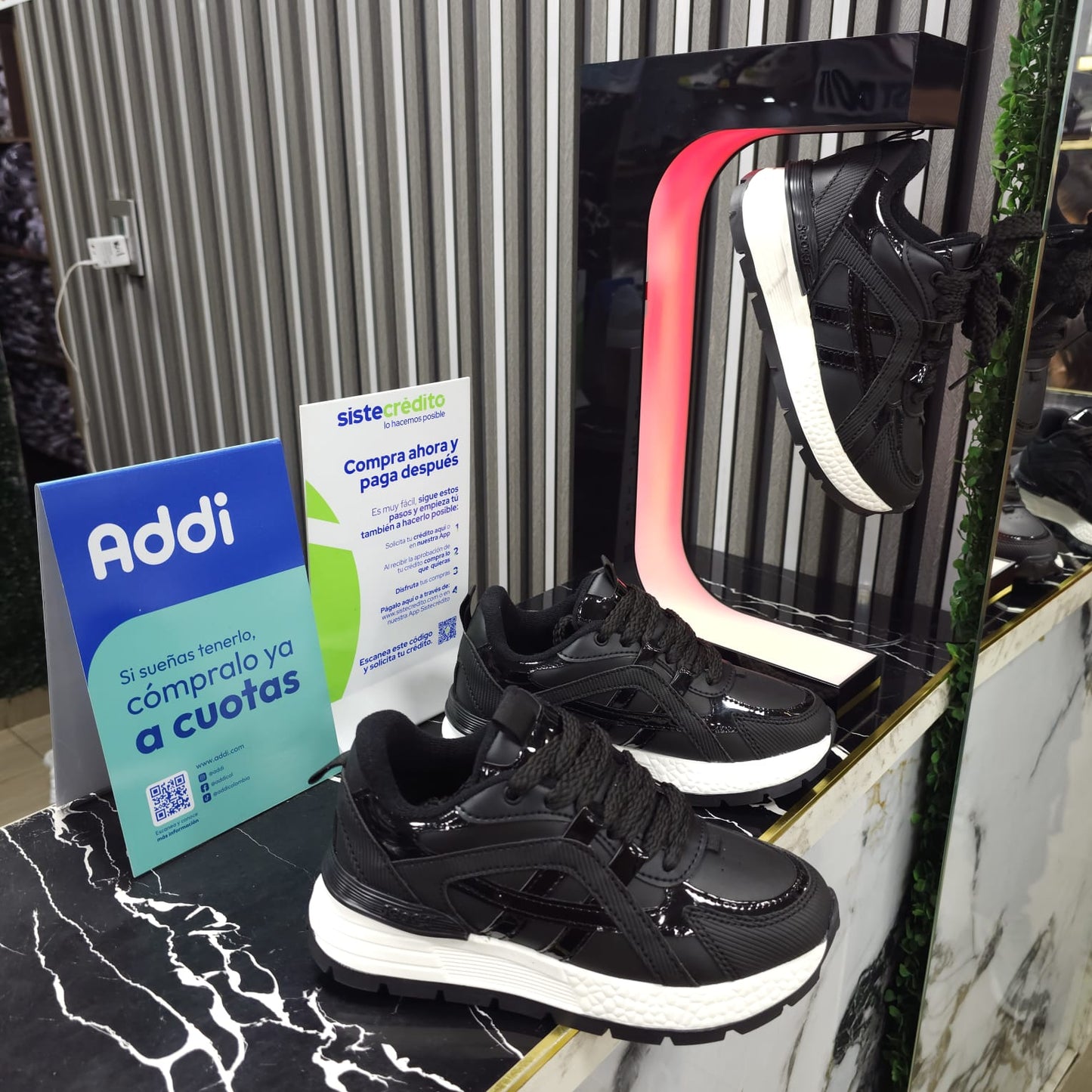 Tenis En Plataforma Nacionales Nueva Colección Black White