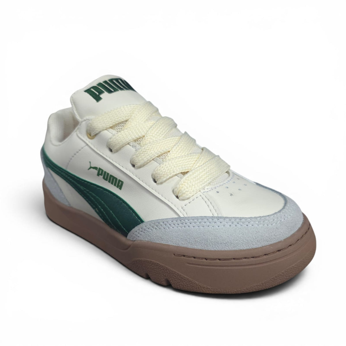 Tenis Puma Park Lifestyle Nueva Edicion Replica AA Beige Green