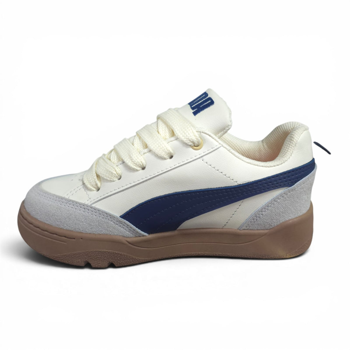 Tenis Puma Park Lifestyle Nueva Edicion Replica AA Beige Blue