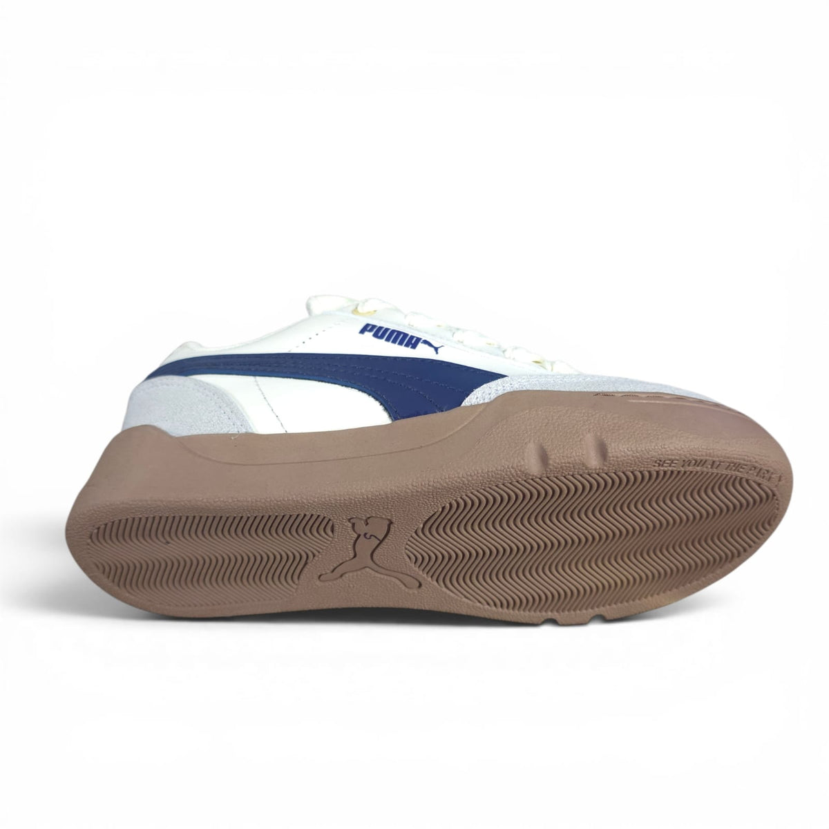 Tenis Puma Park Lifestyle Nueva Edicion Replica AA Beige Blue